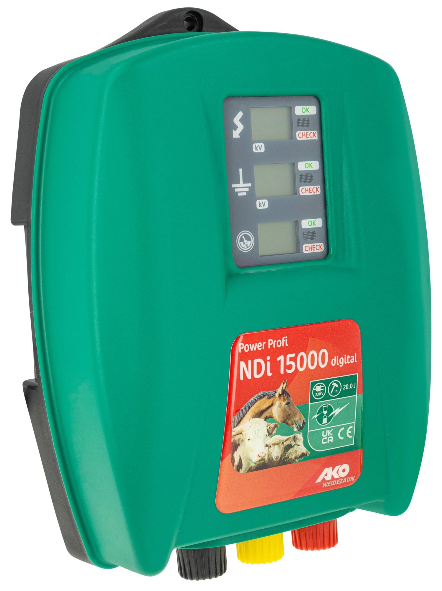 Elektryzator sieciowy Power Profi Digital NDI 15000, dla dzików, bydła, owiec i kóz, 20 J, AKO - Cavalo